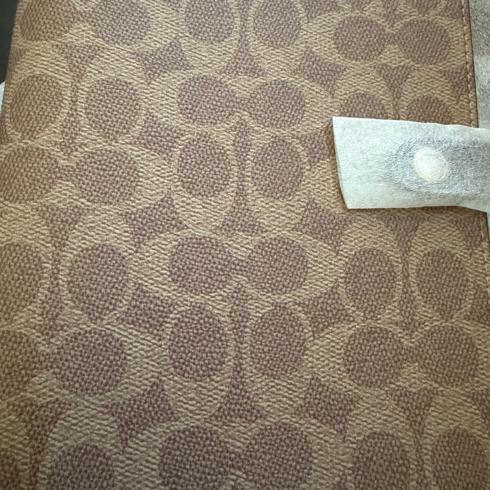 Coach Signature Monogram Notebook